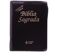 Bíblia Sagrada. Bolso, Com Zíper, Azul (Em Portuguese do Brasil)
