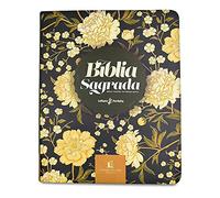 Bíblia Sagrada Nvi, Couro Soft, Flores, Espaço Anotações, Leitura Perfeita