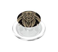 Biblical Angel Seraphim All Seeing Eye Dark Aesthetic PopSockets PopGrip for MagSafe