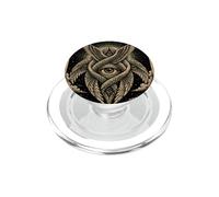 Biblical Angel Seraphim All Seeing Eye Dark PopSockets PopGrip for MagSafe