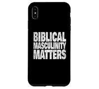 Biblical Christian Masculinity Faith Strong Heritage Values Case for iPhone XS Max