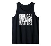 Biblical Christian Masculinity Faith Strong Heritage Values Tank Top