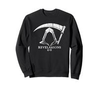 Biblical Grim Reaper Death Revelations 6:8 Fourth Horseman Sweatshirt