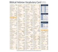 Biblical Hebrew Vocabulary Card