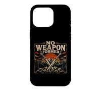 Biblical Isaiah 54 17 No Weapon Formed Faith Case for iPhone 16 Pro