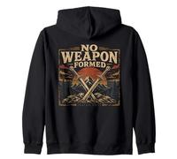 Biblical Isaiah 54 17 No Weapon Formed Faith Zip Hoodie