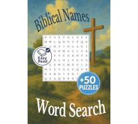 Biblical Names Word Search Puzzle Book: Word Searches Puzzles with 495 Biblical Names | Great for travelling, vacations and giving as a Gift | Baby ... gift | 6x9 book. 110 Pages | 50+ Puzzles