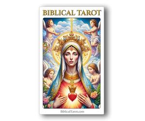 Biblical Tarot Deck: A 78-Card Deck & Guidebook. Unique, Based on The Wisdom of The Bible. Premium Quality. Flexible and easy to shuffle. High Detail Print. Full Size - 4.75x2.75 (Second Edition)