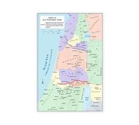 Biblical Times Israel in Old Testament Times Bible Study Landscape Picture Print Canvas Poster Modern Wall Art for Living Room Bedroom Decor 24x36inch(60x90cm) Unframe
