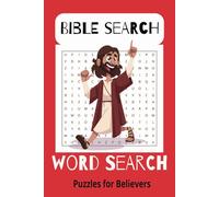 Biblical word search.: Easy to read crossword puzzles with Bible themed answers. Template 6x9 word search, 110 pages, 55 puzzles