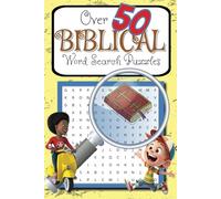 Biblical Word Search Puzzle Book: Over 50 puzzles with names and terms from the bible ideal for car rides and rainy days. Great gift for kids. | 6x9 inch format, 110 pages