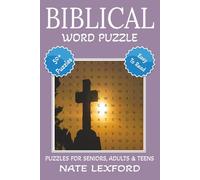 Biblical Word Search Puzzle Book: Word Searches with Easy to Read Print about Biblical, Bible, Scripture and more | 6x9 inches, 110 pages |50+ Puzzles … Gifts for Vacations, Holidays and Free Times