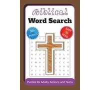 Biblical Word Search Puzzle Book: Word Searches with Easy to Read Print About the Bible, Christianity, Faith, and More┃6x9 inches, 110 pages┃50+ Puzzles…Gift for Vacations, Holidays, and Free Times