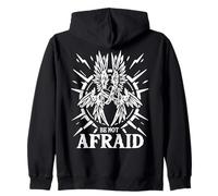 Biblically accurate angel, Be Not Afraid Bible Angel Zip Hoodie