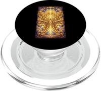Biblically Accurate Angel Seraphim Stained Glass PopSockets PopGrip for MagSafe