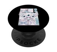Biblically Accurate Angel Surreal Eye Pastel Liminal Space PopSockets Adhesive PopGrip