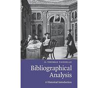 Bibliographical Analysis: A Historical Introduction