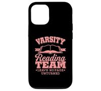 Bibliomania Varsity Reading Team Literate Book Nerd Case for iPhone 12/12 Pro