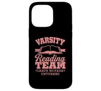 Bibliomania Varsity Reading Team Literate Book Nerd Case for iPhone 14 Pro Max