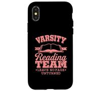 Bibliomania Varsity Reading Team Literate Book Nerd Case for iPhone X/XS