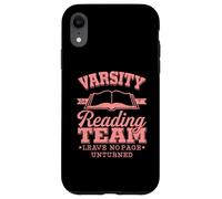 Bibliomania Varsity Reading Team Literate Book Nerd Case for iPhone XR