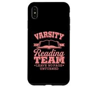 Bibliomania Varsity Reading Team Literate Book Nerd Case for iPhone XS Max