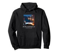 BIBLIOPHILE Book Lover Rainy Reading Cozy Aesthetic Pullover Hoodie