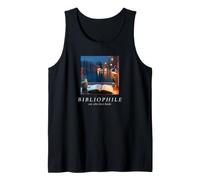 Bibliophile Book Lover Rainy Reading Cozy Aesthetic Tank Top