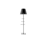 Bibliotheque Floor Lamp Chrome/ Smoked Colored
