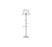 Bibliotheque Floor Lamp Chrome/ Transparent