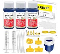 BIBOKLTIY Bike Brake Bleed Kit for Magura,MTB Hydraulic Brake Bleeding Kit,Bicycle Hydraulic Brake Bleed Kit with 180ml Mineral Oil Brake Fluid