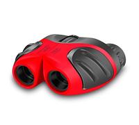BIBOYELF Best Gifts for Teen Girl, Compact Shock Proof Binocular for Kids Toys for 3-12 Year Old Girls to Watching Wildlife or Hiking(Red)
