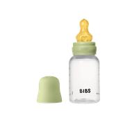 BIBS Baby Bottle Round Latex Slow Flow Sage 150 ml