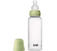 BIBS Baby Bottle Round Silicone Medium Flow Sage 270 ml