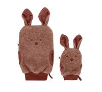 BIBS Bath Mitts, Organic Cotton, Adult and Child Set