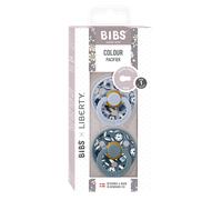 BIBS BIBS x Liberty Colour Latex Size 1 Bobo Dusty Blue Mix 2 pcs