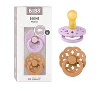 BIBS Boheme Latex Size 2 Violet Sky/Pumpkin 2 pcs