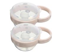 Bibs Box 2pcs PP Holder Case for Storage and Travel | Cute Hanging Clip Design, Portable Dust Protection, Convenient Storage for Boy Girl, Stylish Baby Care Accessory