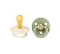 BIBS Colour Dummies 2 Pack Size 1 - Ivory/Sage Ivory/Sage