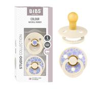 BIBS Pacifier Studio Colour Jasmine Latex Size 1 Ivory Mix 2 pcs