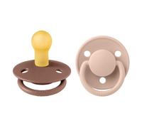BIBS De Lux Latex Size 1 Woodchuck/Blush 2 pcs