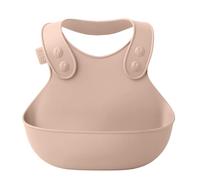 BIBS Dinner Bib. Made in Denmark. Baby Bibs. BPA Free. Food Safe, OneSize (0-36 Months), Blush