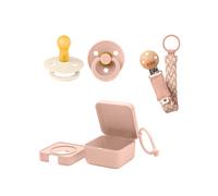 BIBS Dummies Bundle Size 1 (3 Pieces) - Blush Ivory Blush