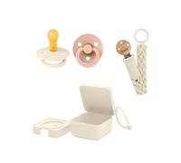 BIBS Dummies Bundle Size 1 (3 Pieces) - Blush/Ivory/Vanilla Ivory Blush