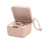 BIBS Pacifier Box with Strap. Soother Holder and Steriliser case. 100% BPA Free Food-Grade Material. Made in Denmark. Blush