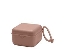BIBS Dummy Box with Elastic Strap Steriliser Box for Dummy 100% BPA Free Material Woodchuck