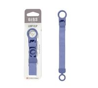 BIBS Loop Pacifier Clip - Sleek, Secure One-Handed Operation, Fits All BIBS and Most Brands, Machine Washable, Slim Profile for Comfort, Ages 0+ - Peri