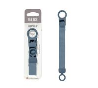BIBS Dummy Clip Loop, Fits All BIBS Dummies, Petrol | Dummy Chain Holder | Fits All BIBS Dummies | Secure One-Handed Attachment | No More Dropped Dummies