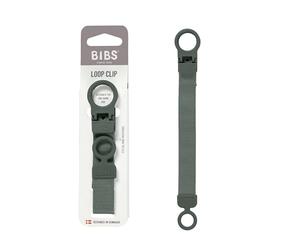 BIBS Dummy Clip Loop, Fits All BIBS Dummies, Pine | Dummy Chain Holder | Fits All BIBS Dummies | Secure One-Handed Attachment | No More Dropped Dummies