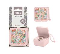 Bibs Liberty Pacifier Case with Strap, for Storing and Transporting Soothers, Can Hold up to Three Dummies, 100% BPA Free Food-Grade Material, OneSize, Blossom